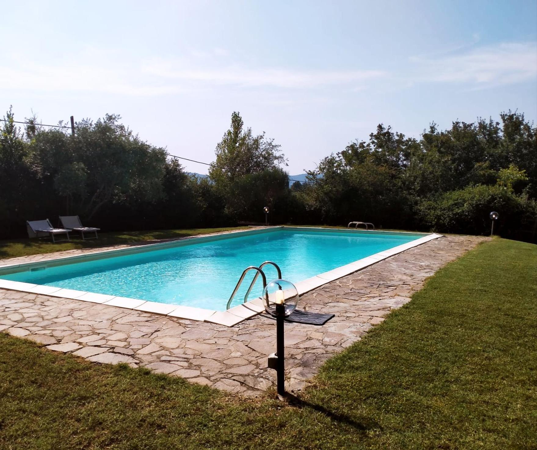 Villa Poggio Al Sole Bio Agriturismo Private Pool San Rocco a Pilli Exterior foto
